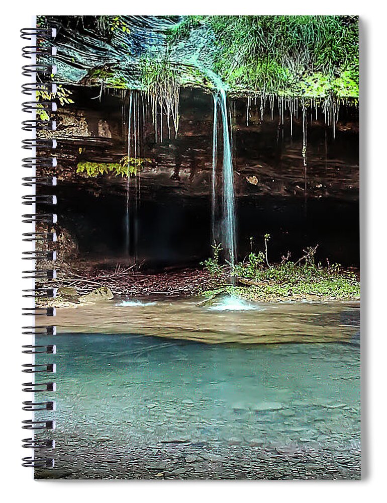 Hog Scald Hollow Spiral Notebook featuring the photograph A Special Place by Michael Ciskowski