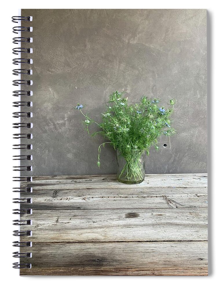 Spring Spiral Notebook featuring the photograph A Wildflower Walk by Jennifer Preston