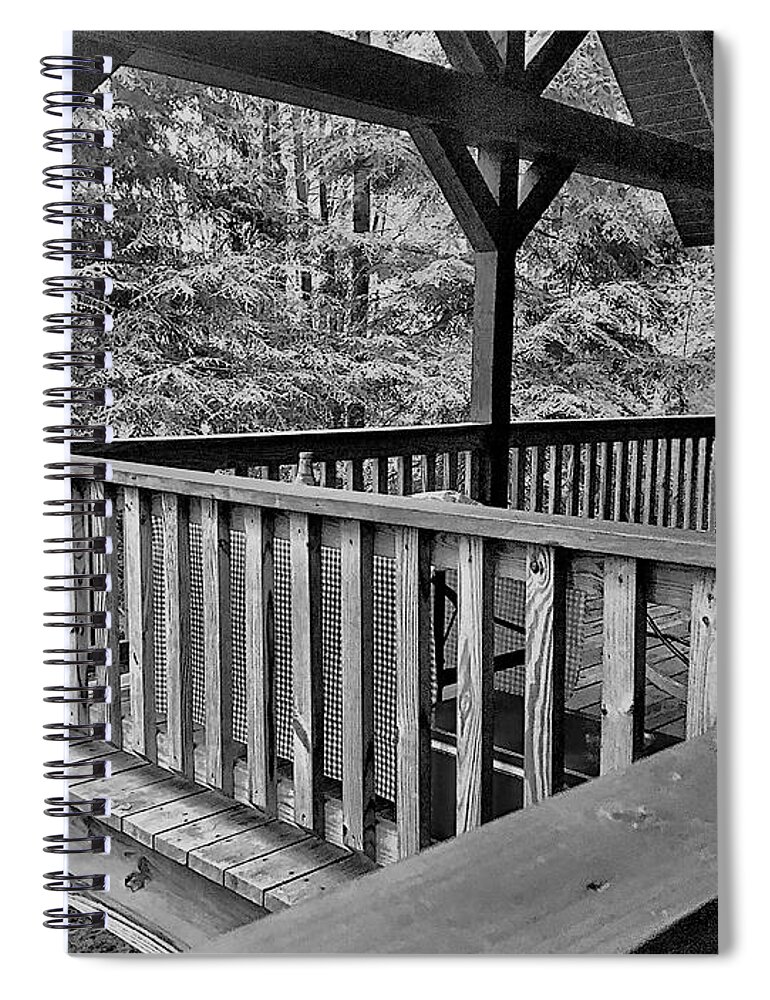 Woods Spiral Notebook featuring the photograph A Wizards Roost by John Anderson