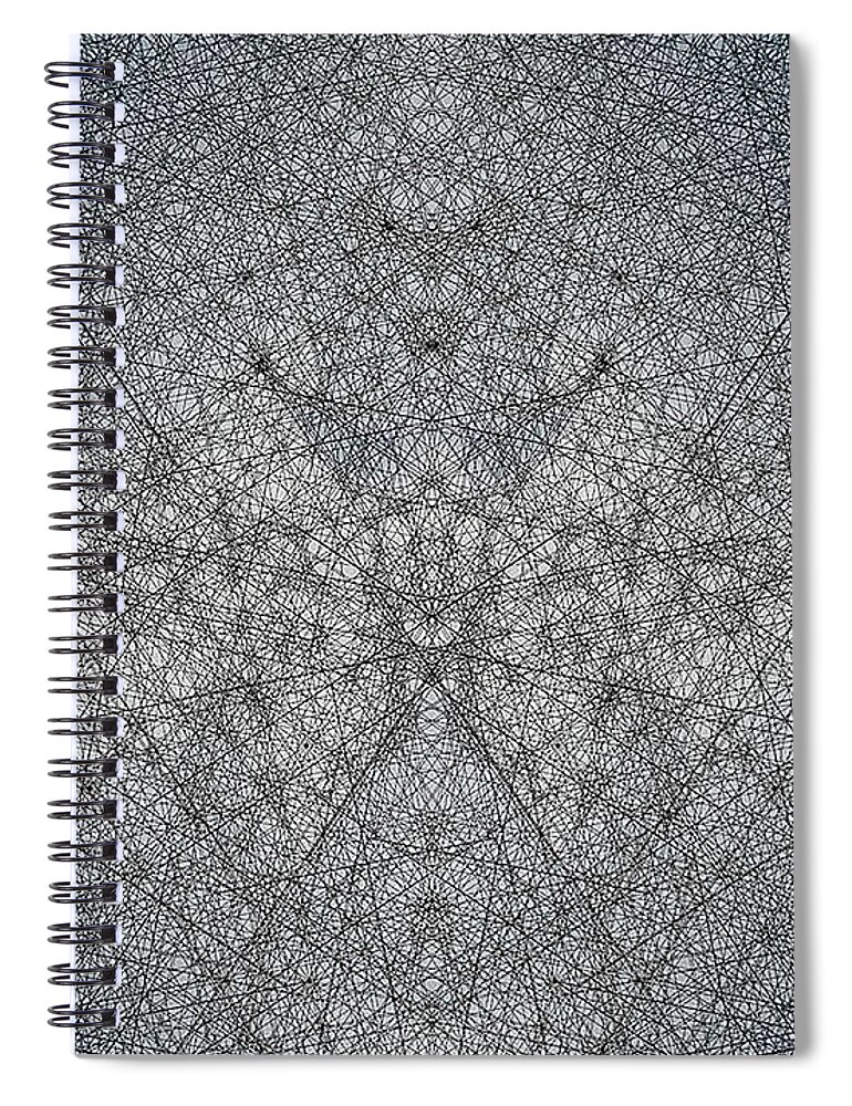  Spiral Notebook featuring the digital art A4 by Primary Design Co