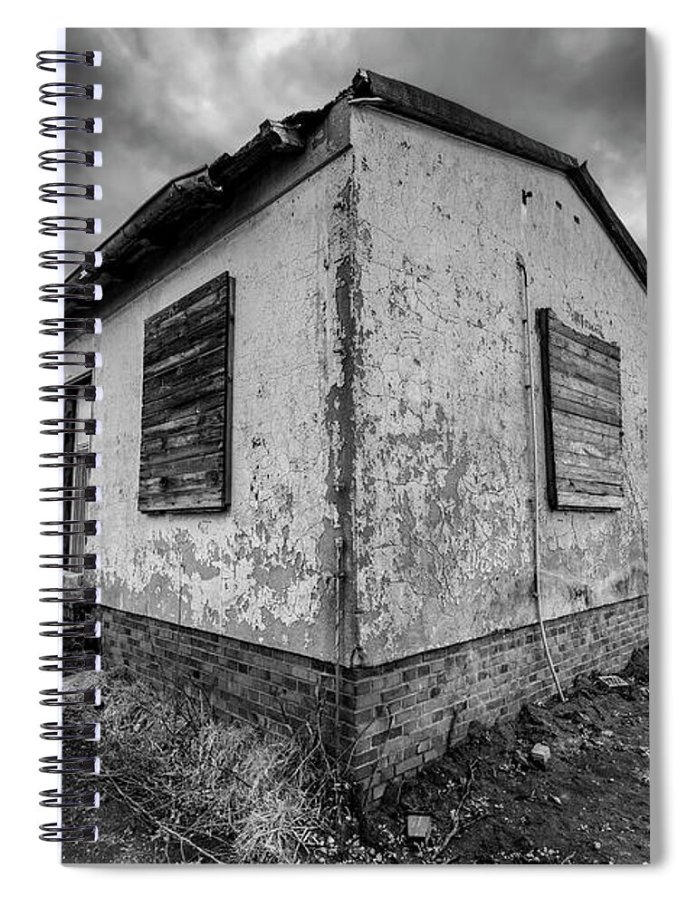 Abandoned Spiral Notebook featuring the photograph Abandoned by Daniel M Walsh