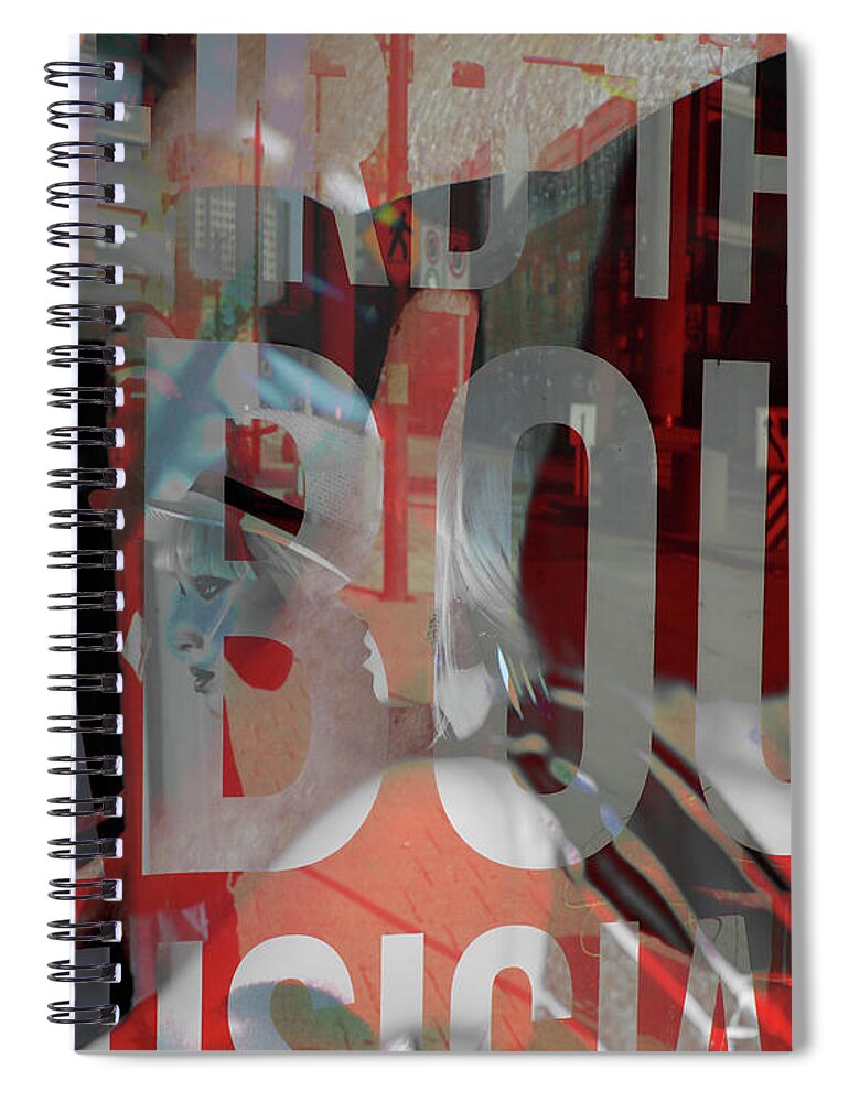 Fine Art Spiral Notebook featuring the photograph About Music by J C
