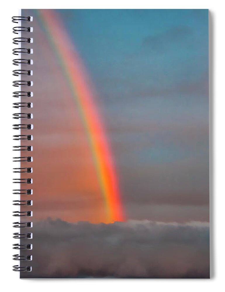 Clouds Spiral Notebook featuring the photograph Above The Clouds by Cathy Kovarik