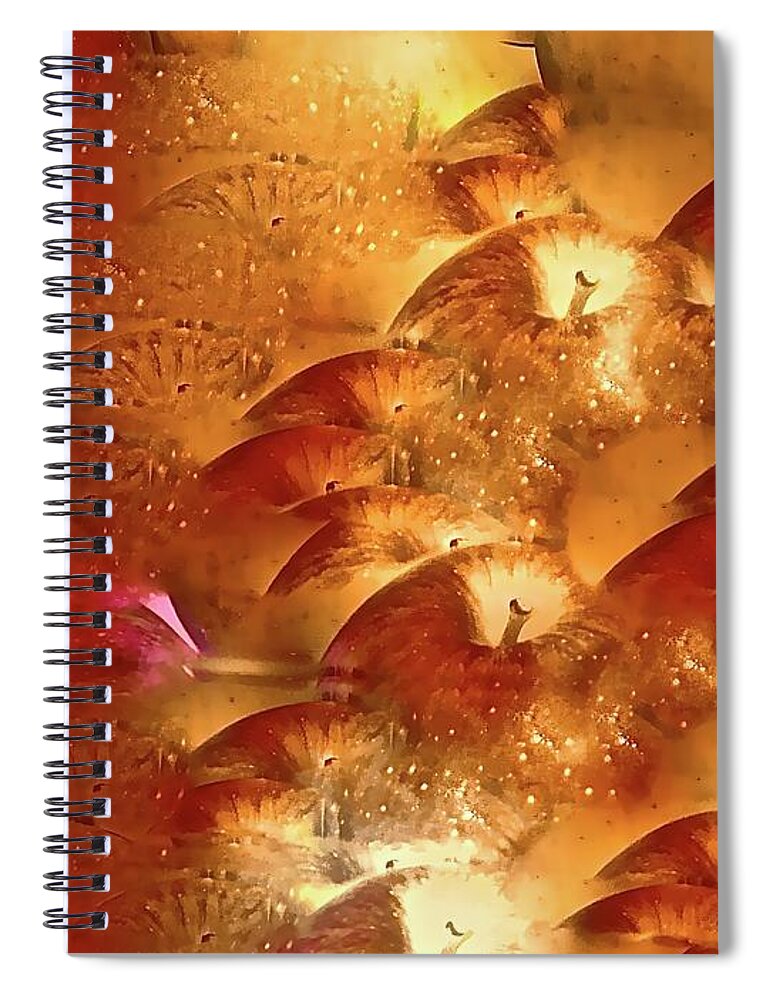 Abstract Spiral Notebook featuring the photograph Abstract 70 by Pamela Cooper