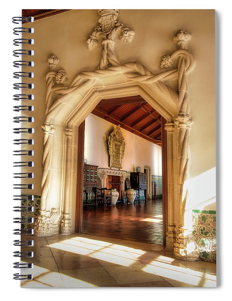 Sintra Spiral Notebook featuring the photograph Access to the ambassadors' hall by Micah Offman