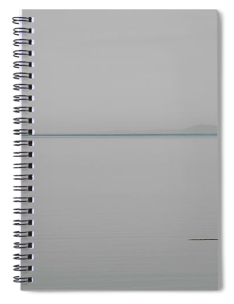 Partridge Island Spiral Notebook featuring the photograph Across the Bay to Cape Split by Alan Norsworthy