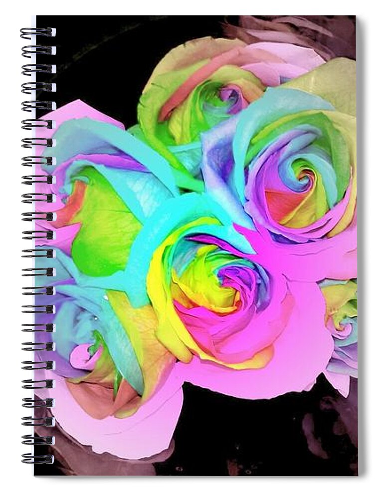 Flower Spiral Notebook featuring the photograph Advice For Lovers by Andy Rhodes