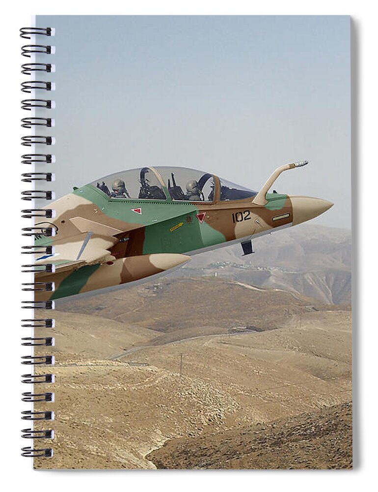 - Lavi Ii Spiral Notebook featuring the digital art Aermacchi M-346I Lavi II by Custom Aviation Art