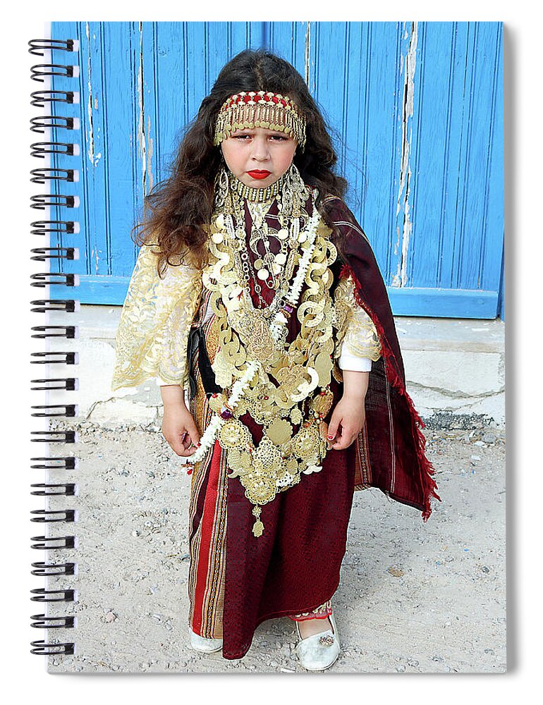  Spiral Notebook featuring the photograph Tunis 111 by Eric Pengelly