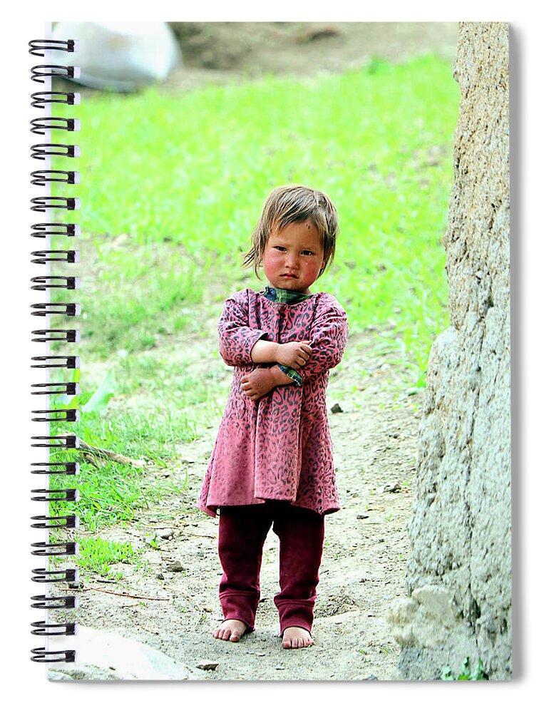  Spiral Notebook featuring the photograph Afghanistan 24 by Eric Pengelly