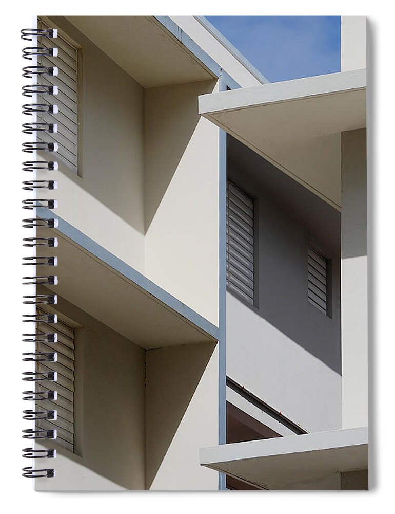 Richard Reeve Spiral Notebook featuring the photograph Afternoon Shadow by Richard Reeve