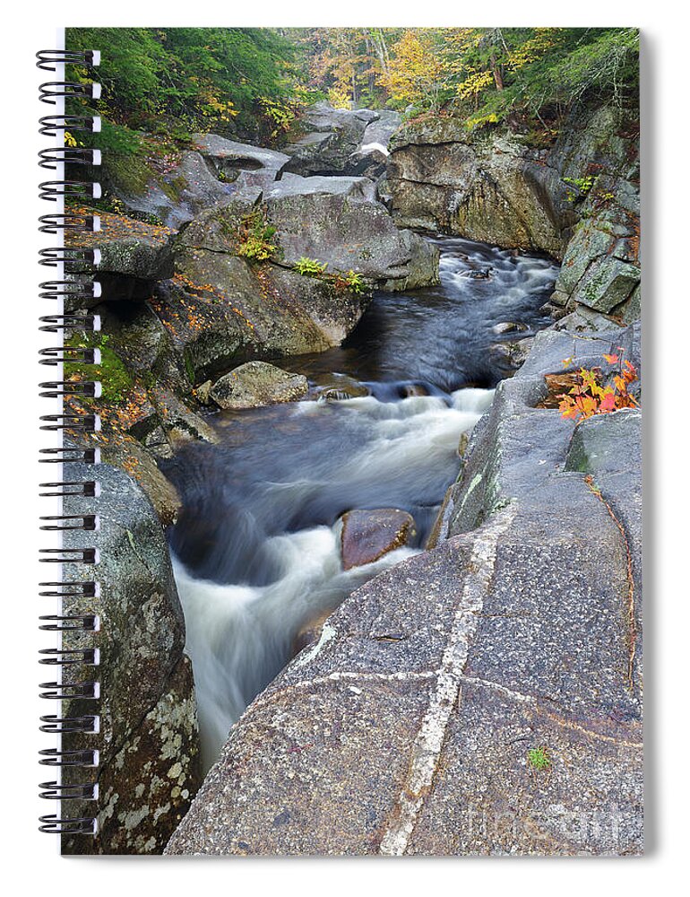 Agassiz Basin Spiral Notebook featuring the photograph Agassiz Basin - Mossilauke Brook, New Hampshire by Erin Paul Donovan
