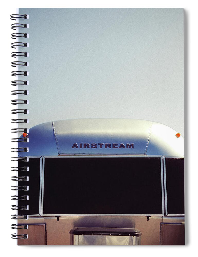 Airstream Spiral Notebook featuring the photograph Airstream by RicharD Murphy