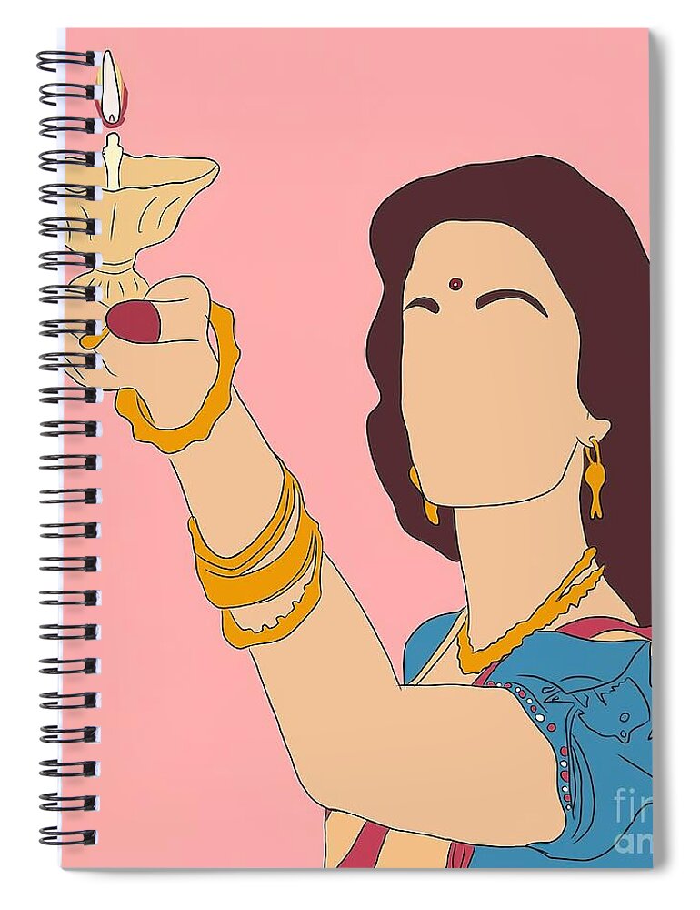 Aishwarya Rai Silsila Ye Chaahat Spiral Notebook by Damien Clarke - Pixels