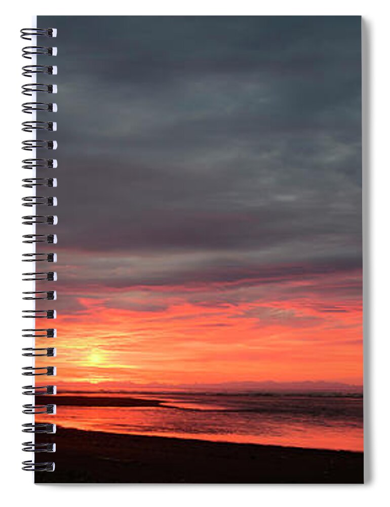 Alaska Spiral Notebook featuring the photograph Alaska Sunrise by Patrick Nowotny