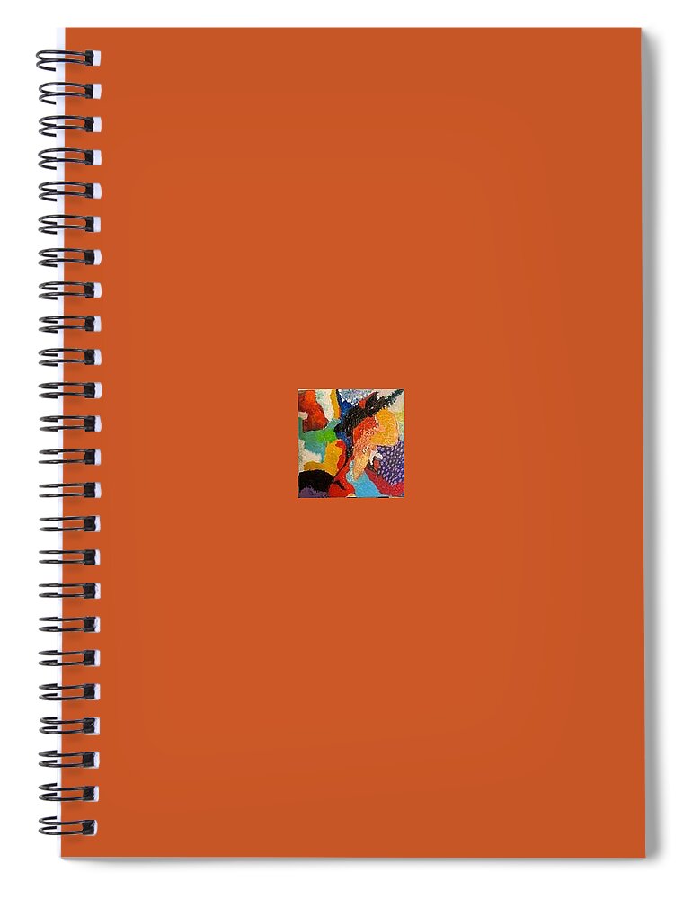 Flight Spiral Notebook featuring the painting Albrotrossi by Cheery Stewart Josephs