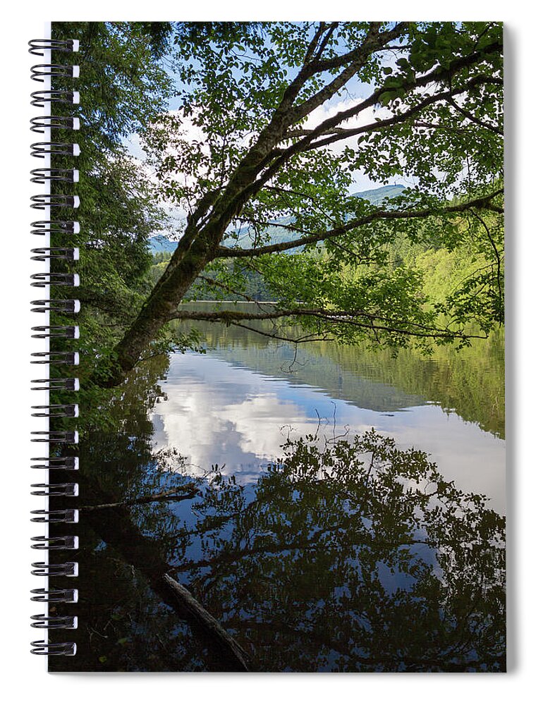 Dv8.ca Spiral Notebook featuring the photograph Alice Lake Serenity by Jim Whitley