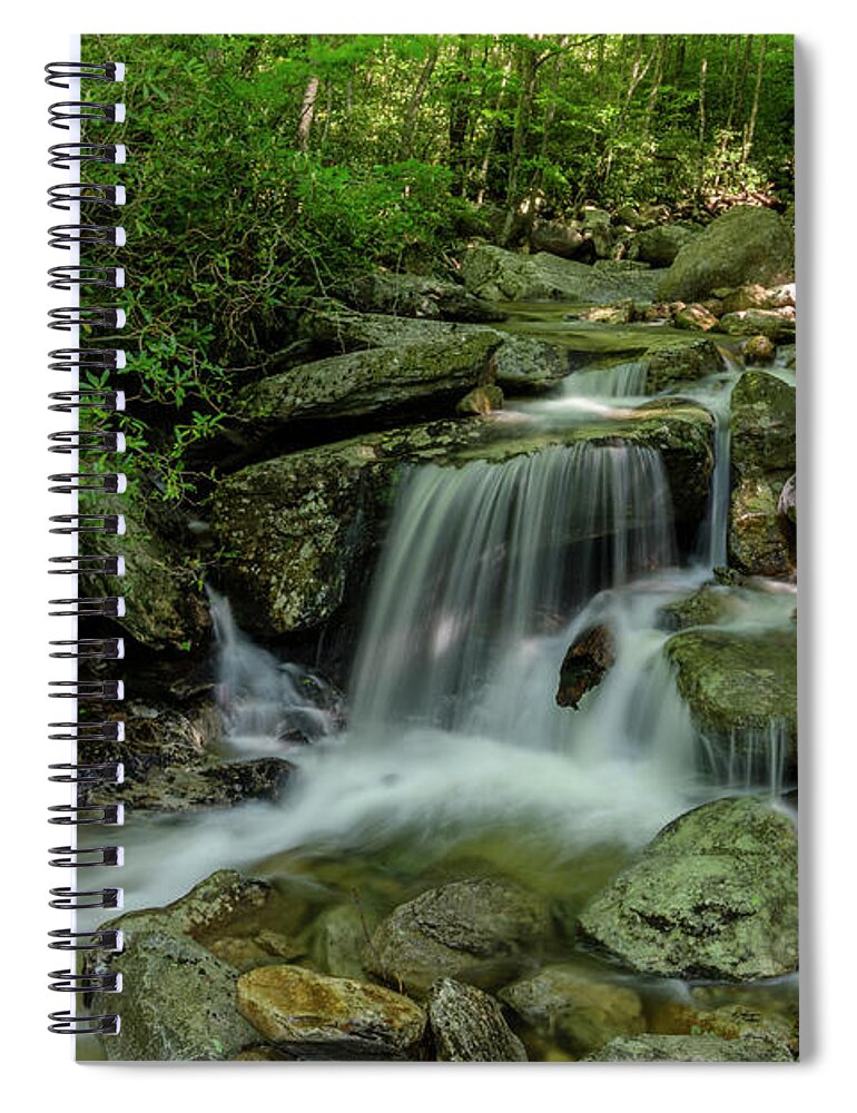 Blue Ridge Mountains Spiral Notebook featuring the photograph Along the Creek by Melissa Southern