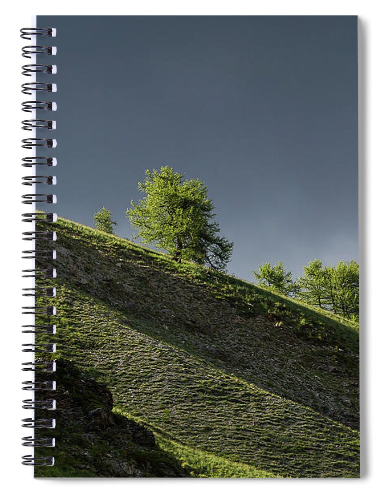 Mountain Landscape Spiral Notebook featuring the photograph Alpes de Haute-Provence - 15 - French Alps by Paul MAURICE
