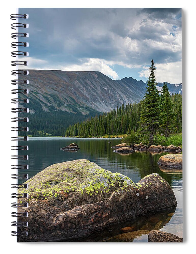 Long Lake Spiral Notebook featuring the photograph Alpine Beauty by Michael Smith