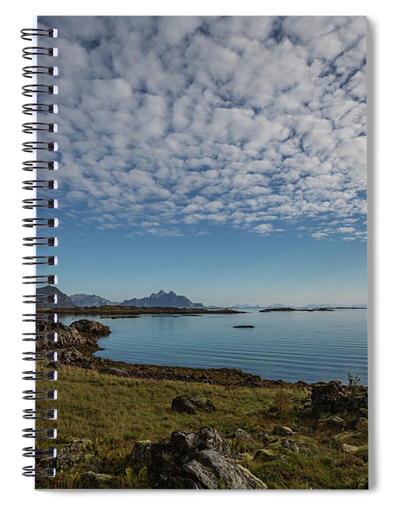 Sky Spiral Notebook featuring the photograph Amazing Morning Sky by Eva Lechner