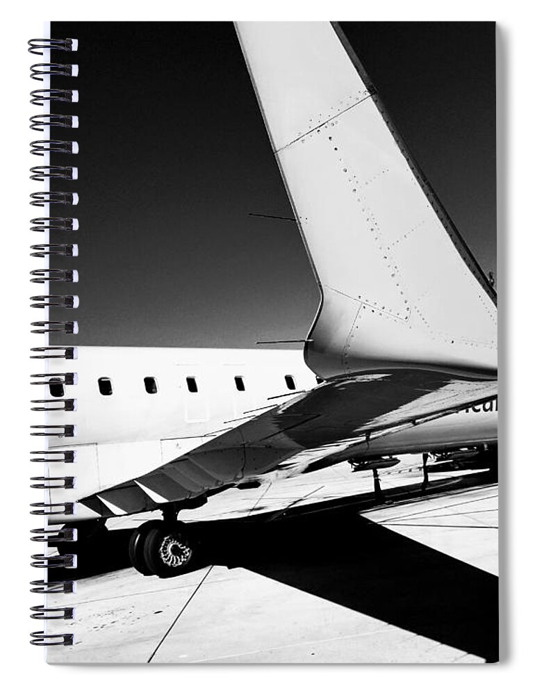 Crj Spiral Notebook featuring the photograph American Eagle by Michael Hopkins