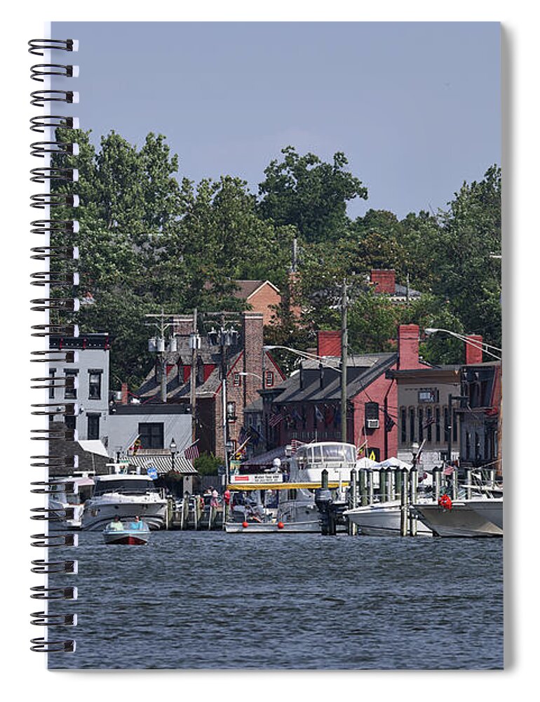 Annapolis Spiral Notebook featuring the photograph Annapolis 2493 by John Moyer