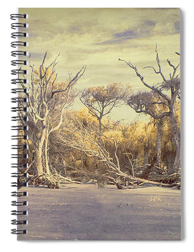 Boneyard Spiral Notebook featuring the photograph Another Time in Another Place by Jim Cook