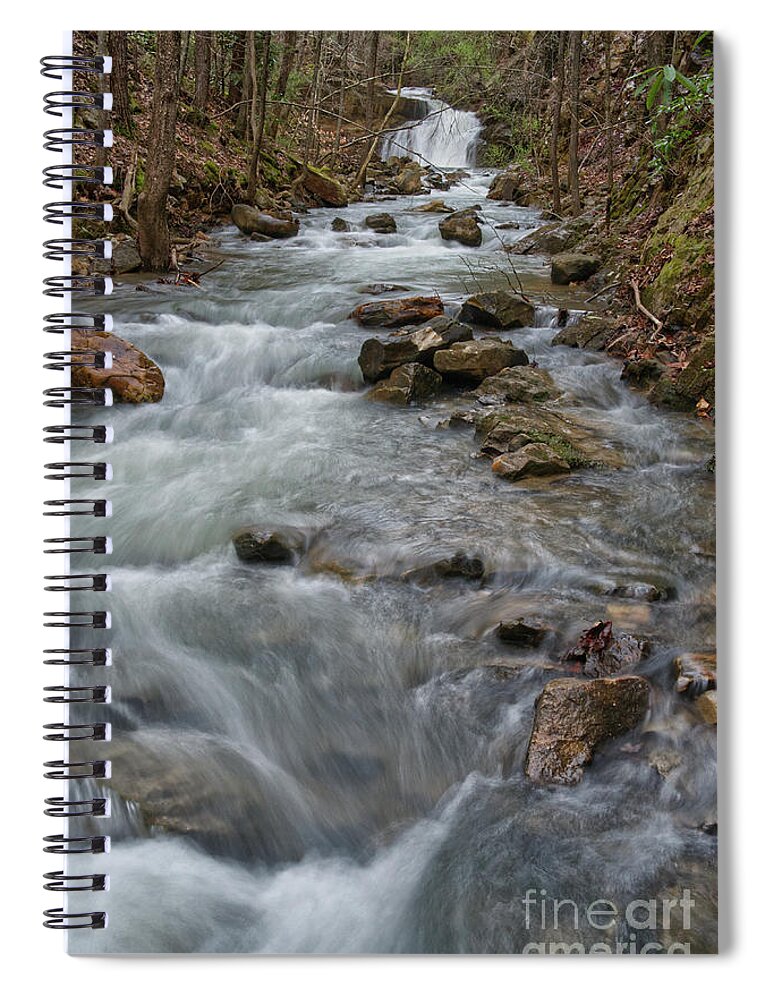 Triple Falls Spiral Notebook featuring the photograph Another Waterfall On Bruce Creek 4 by Phil Perkins