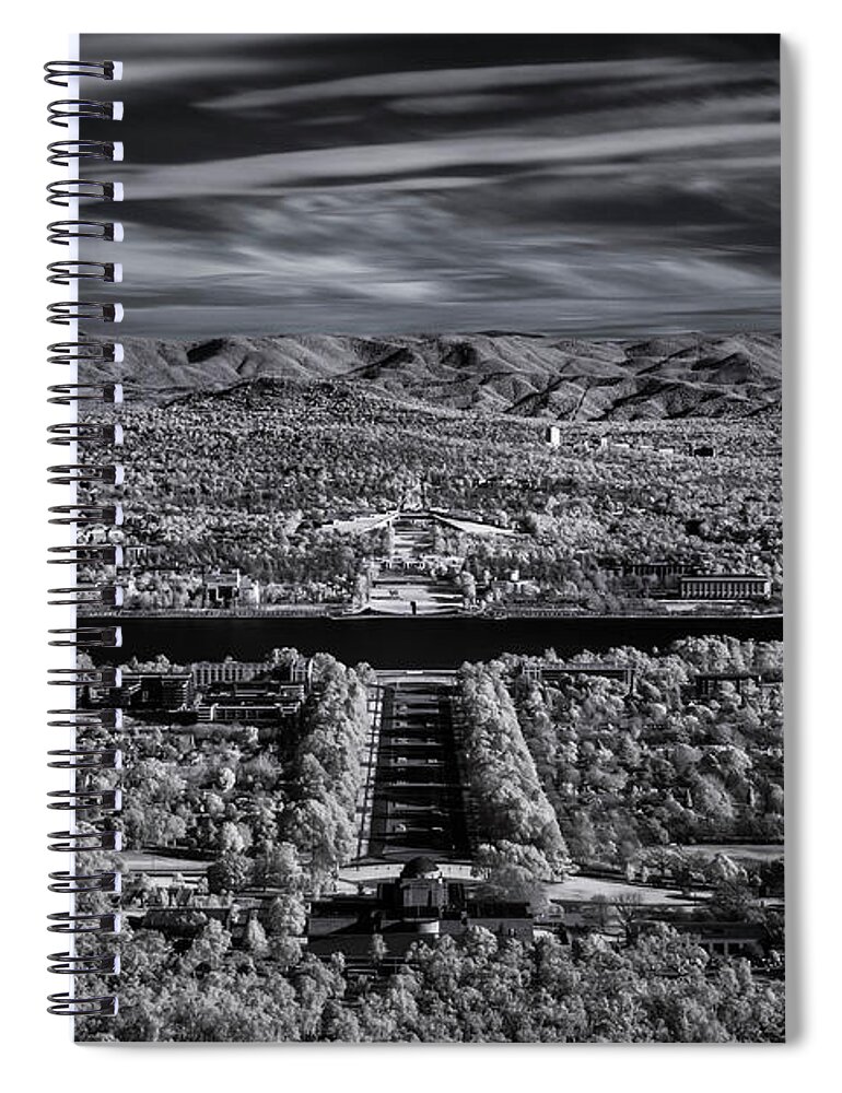 Canberra City Spiral Notebook featuring the photograph Another World by Ari Rex