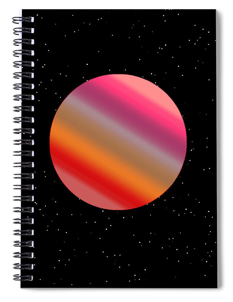 The Entranceway Spiral Notebook featuring the digital art Another World by Ronald Mills