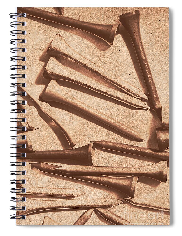 Vintage Spiral Notebook featuring the photograph Anteeque by Jorgo Photography