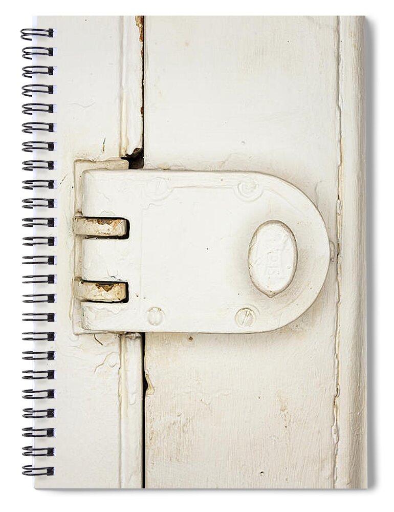 Door Spiral Notebook featuring the photograph Antique Door Knob 3 by Amelia Pearn