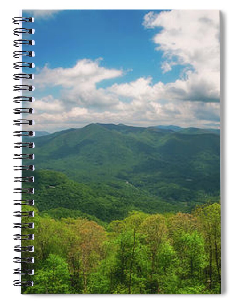 Blue Ridge Parkway Spiral Notebook featuring the photograph Appalachian Summer by Robert J Wagner