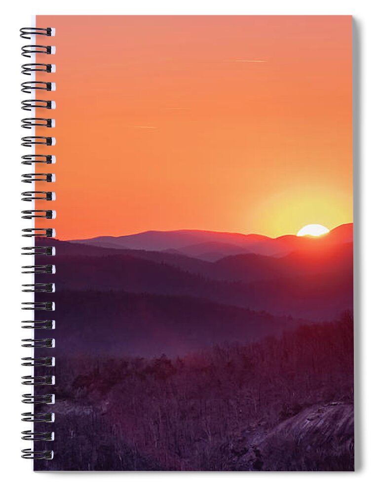 Vogel Spiral Notebook featuring the photograph Appalachian Sunset by Todd Tucker