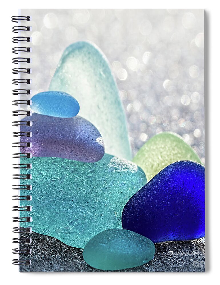 Unique Spiral Notebook featuring the photograph Arctic Peaks by Barbara McMahon