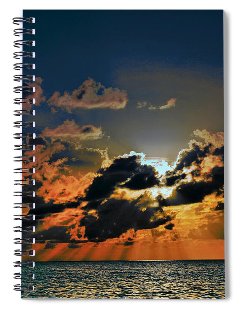 Sunlight Spiral Notebook featuring the photograph Arisen by Montez Kerr