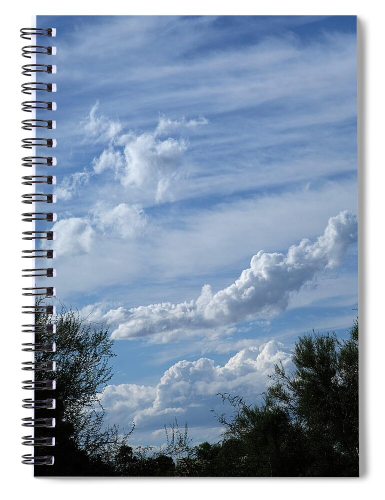 Arizona Spiral Notebook featuring the photograph Arizona Cloudscape I by Michael McGowan