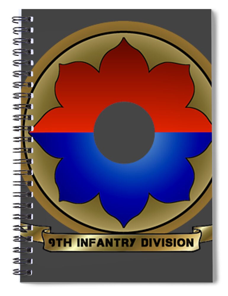 Various Spiral Notebook featuring the digital art Army Units by Bill Richards