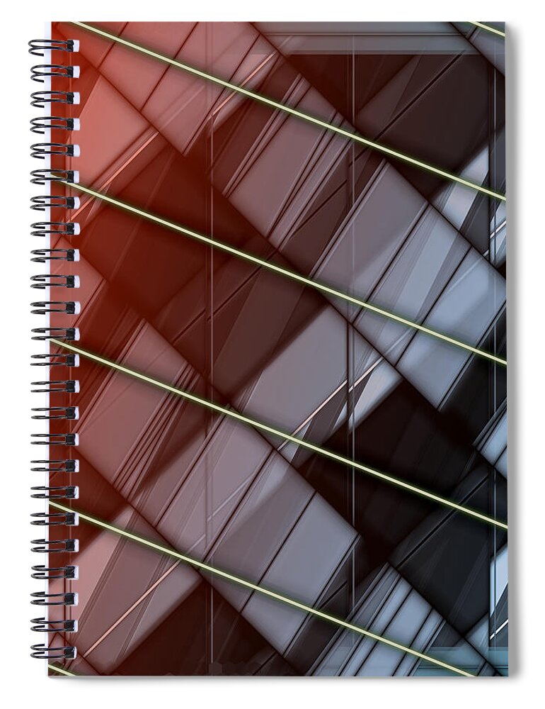 Digital Spiral Notebook featuring the digital art Art 09.05.2022 - 02 by Marko Sabotin