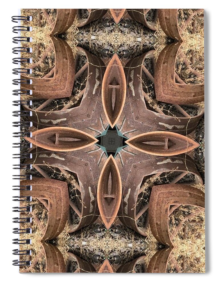 Art Deco Spiral Notebook featuring the digital art Art Deco by Vivian Aumond