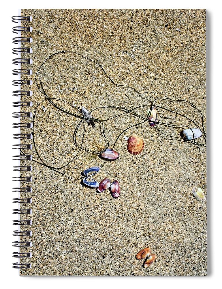Marine Spiral Notebook featuring the photograph Beach Still Life #6 by Loren Gilbert