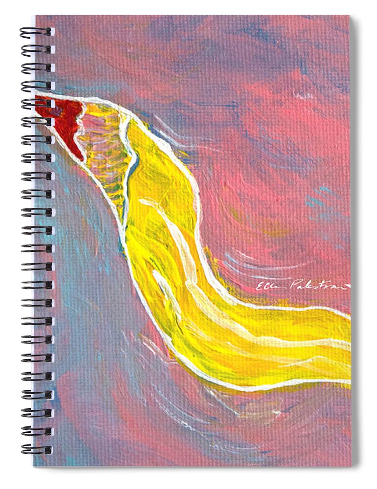 Ellen Palestrant Spiral Notebook featuring the painting Just Try to Use Your Imagination by Ellen Palestrant