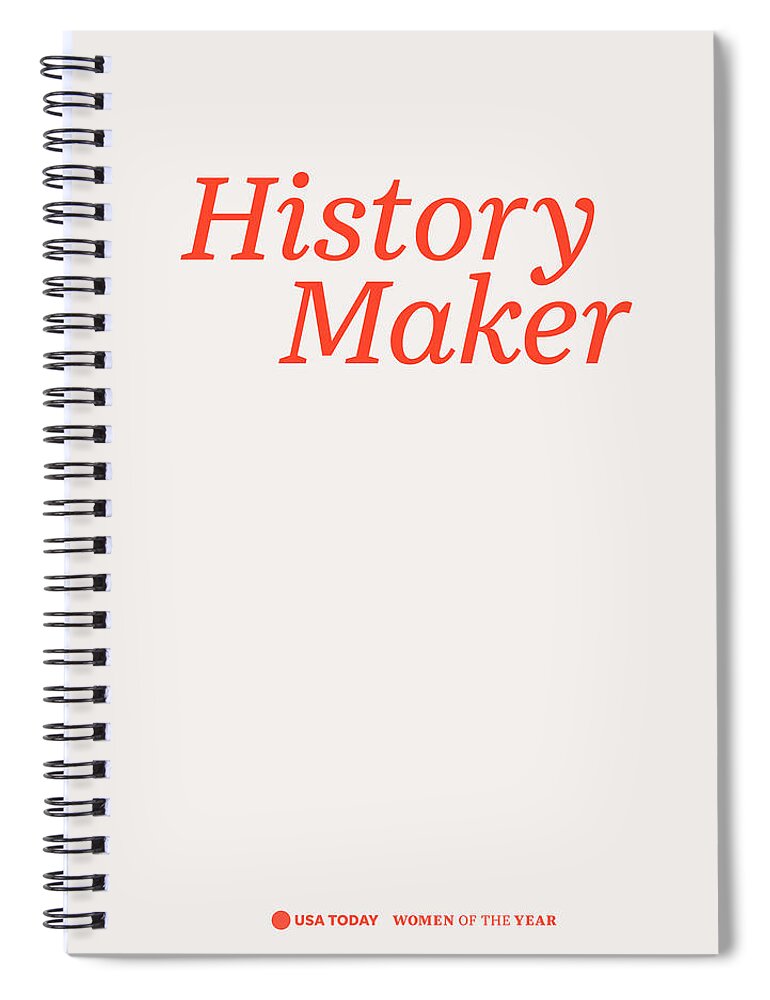 History Maker Poppy Spiral Notebook