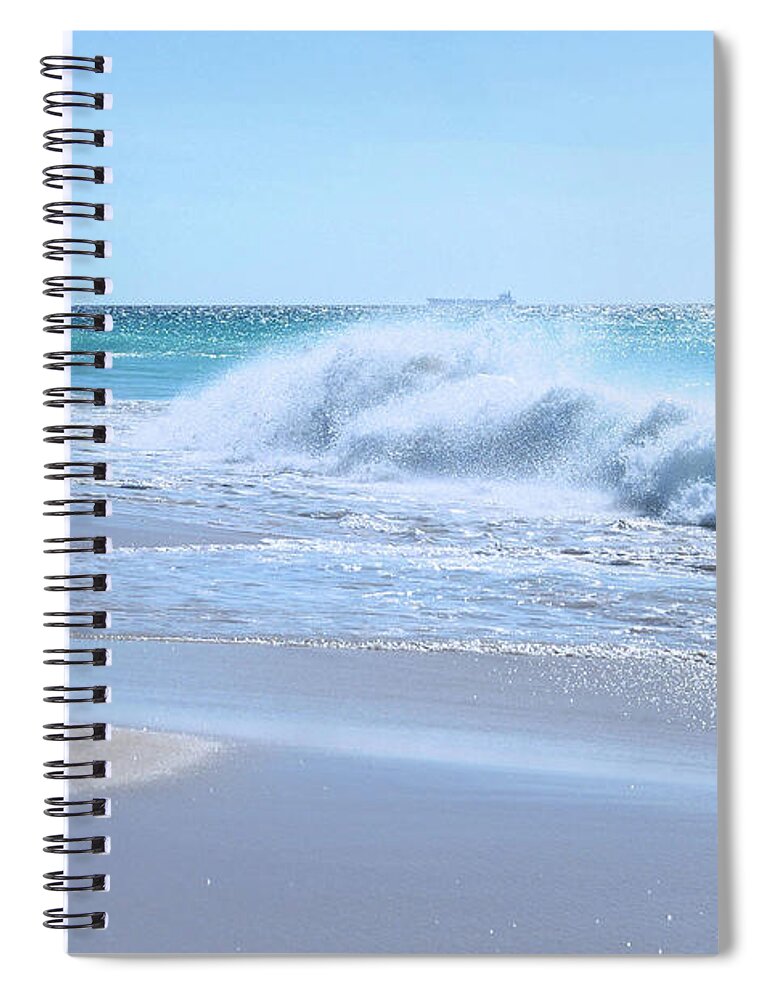 Aruba Spiral Notebook featuring the photograph Aruba Sparkle by Elaine Manley