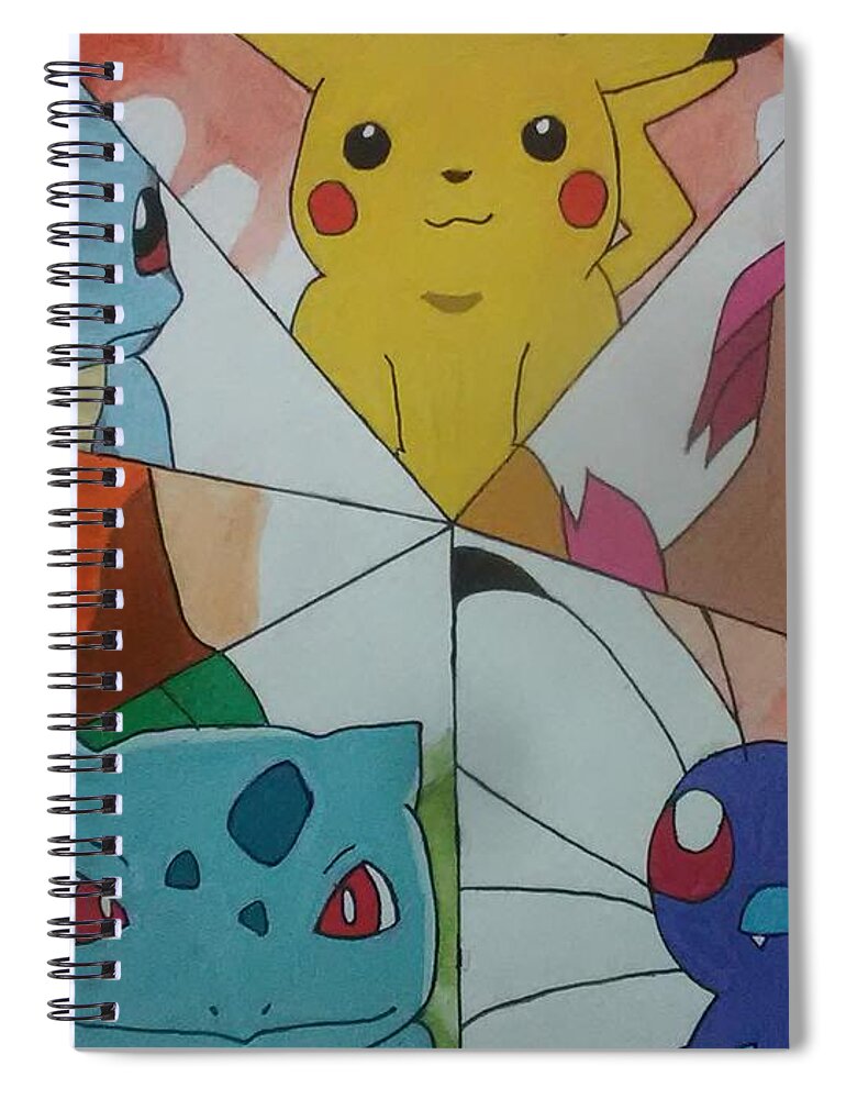 Ash Ketchum's original 6 Pokemon Spiral Notebook by David