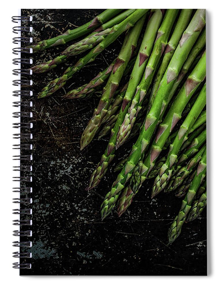 Asparagus Spiral Notebook featuring the photograph Asparagus No. 1 by Jarrod Erbe