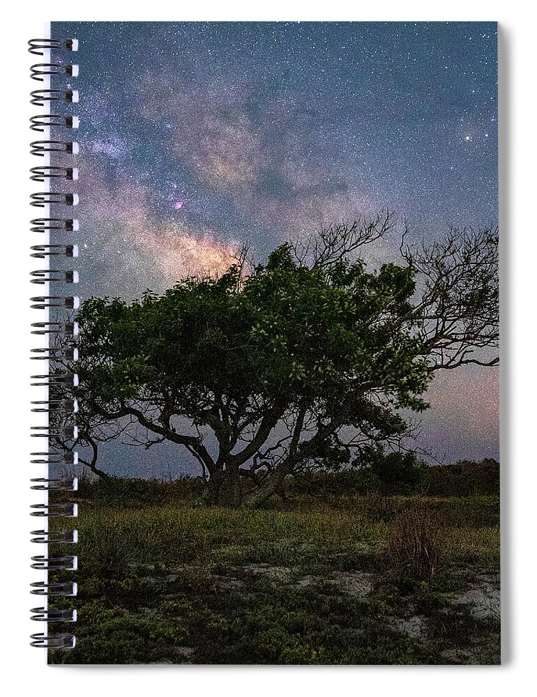 Maryland Spiral Notebook featuring the photograph Assateague Nights 5 by Robert Fawcett