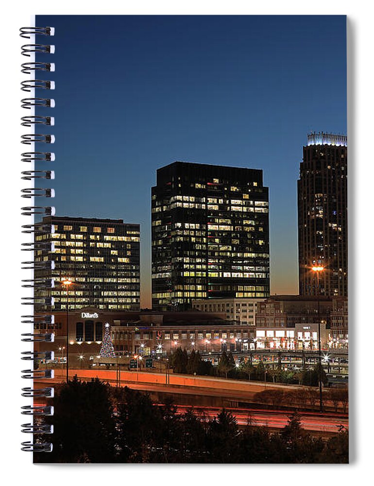 Atlantic Station Spiral Notebook featuring the photograph Atlantic Station - Atlanta, Ga. by Richard Krebs