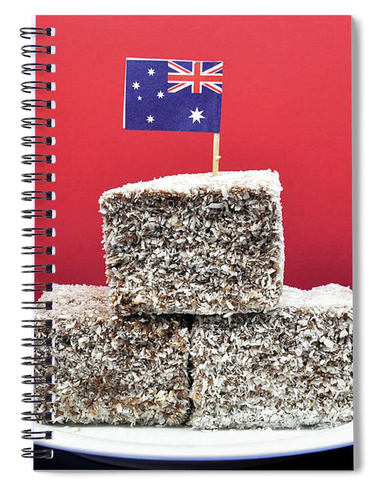 Australia Spiral Notebook featuring the photograph Australia Day January 26, celebrate with tradional Aussie tucker by Milleflore Images